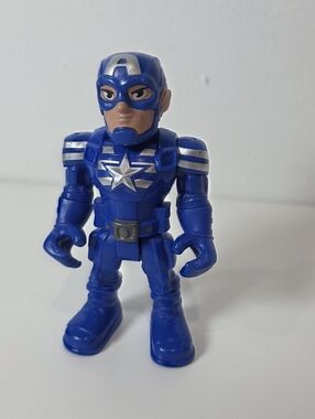 Playskool Marvel Super Heroes Adventures Captain America Epic Hero Team Figure